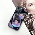 Sky Panda Design Glass Phone Case Cover V2 For iPhone - ShopOnCliQ