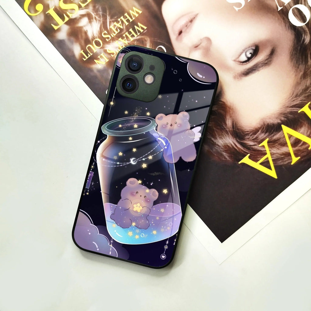 Sky Panda Design Glass Phone Case Cover V2 For iPhone - ShopOnCliQ
