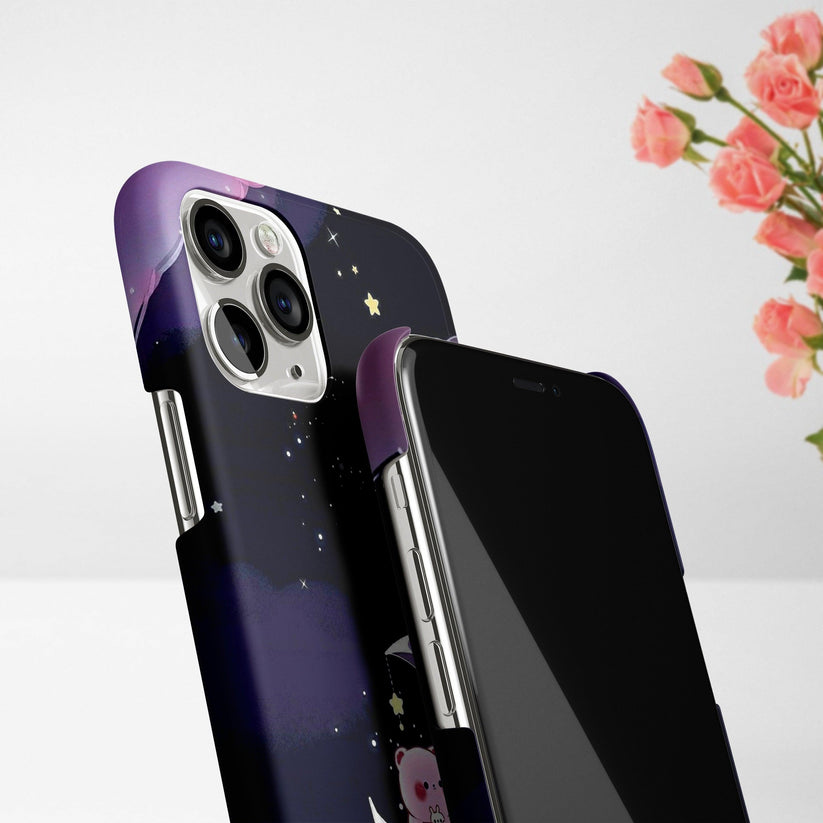 Sky Panda Design Slim Phone Case Cover For iPhone