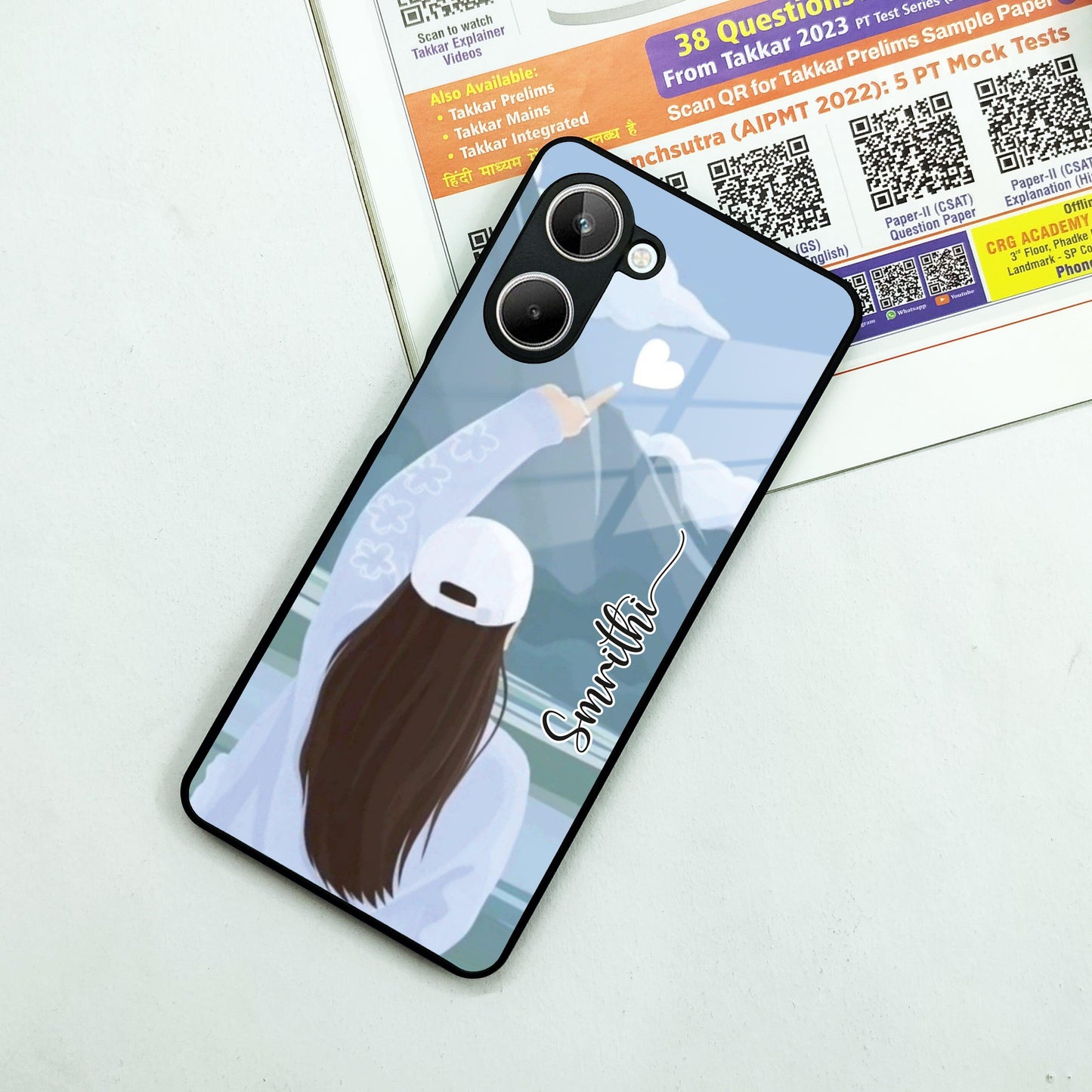 Chasing Dreams Customized Glass Case Cover For Realme/Narzo