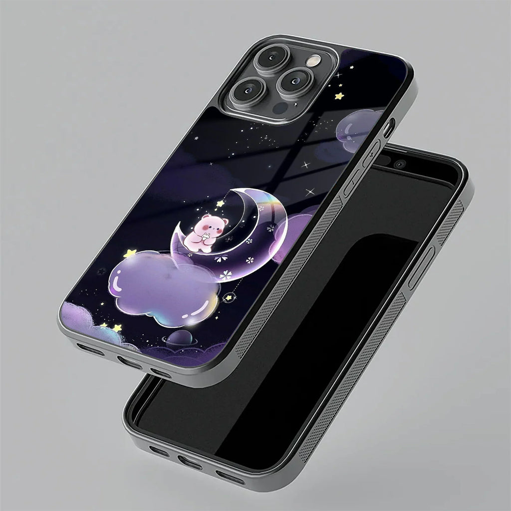 Sky Panda Design Glass Phone Case Cover For Motorola - ShopOnCliQ