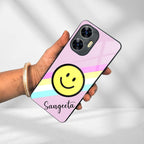 Smiley Glass Case Cover For Realme/Narzo - ShopOnCliQ