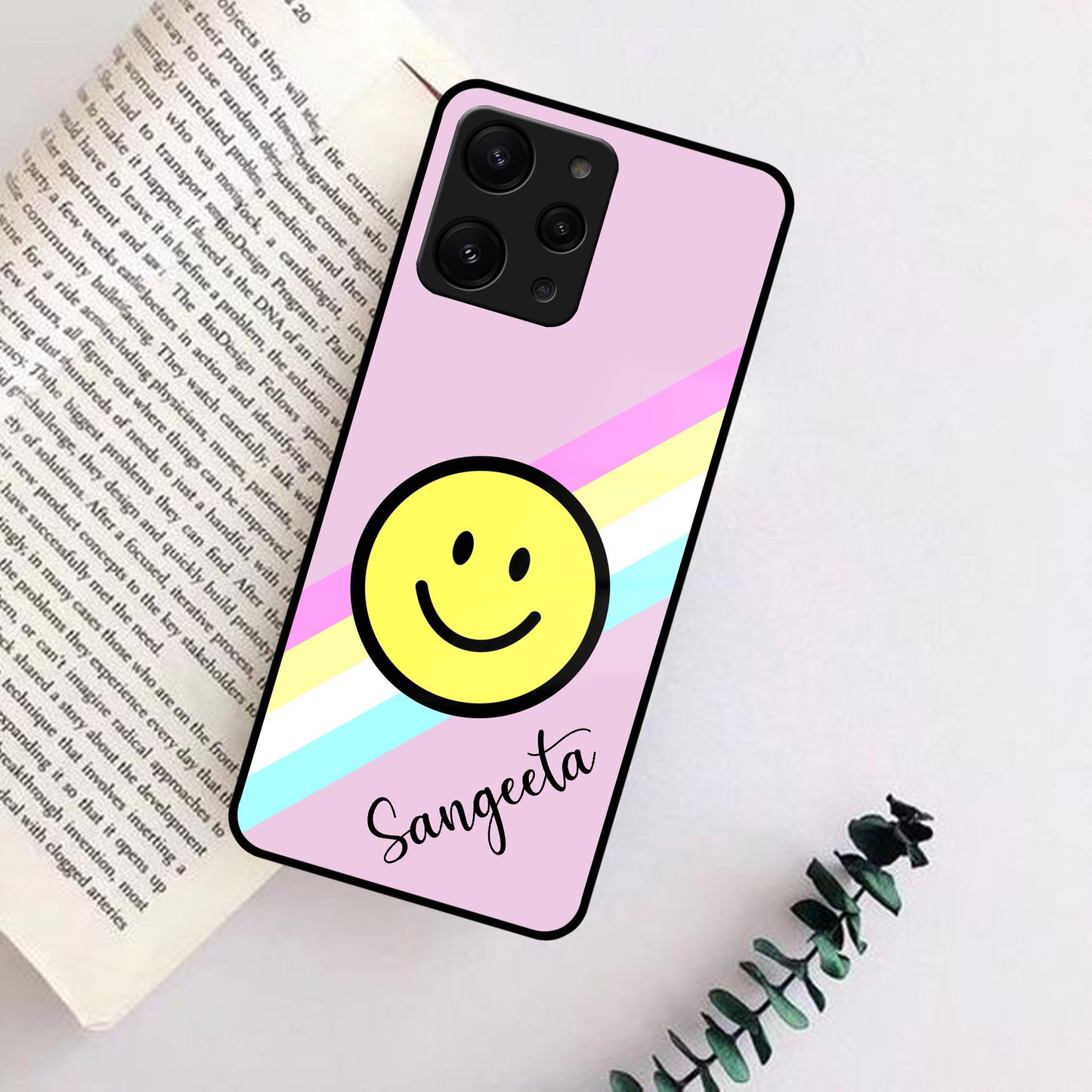 Smiley Glass Case Cover For Redmi/Xiaomi ShopOnCliQ