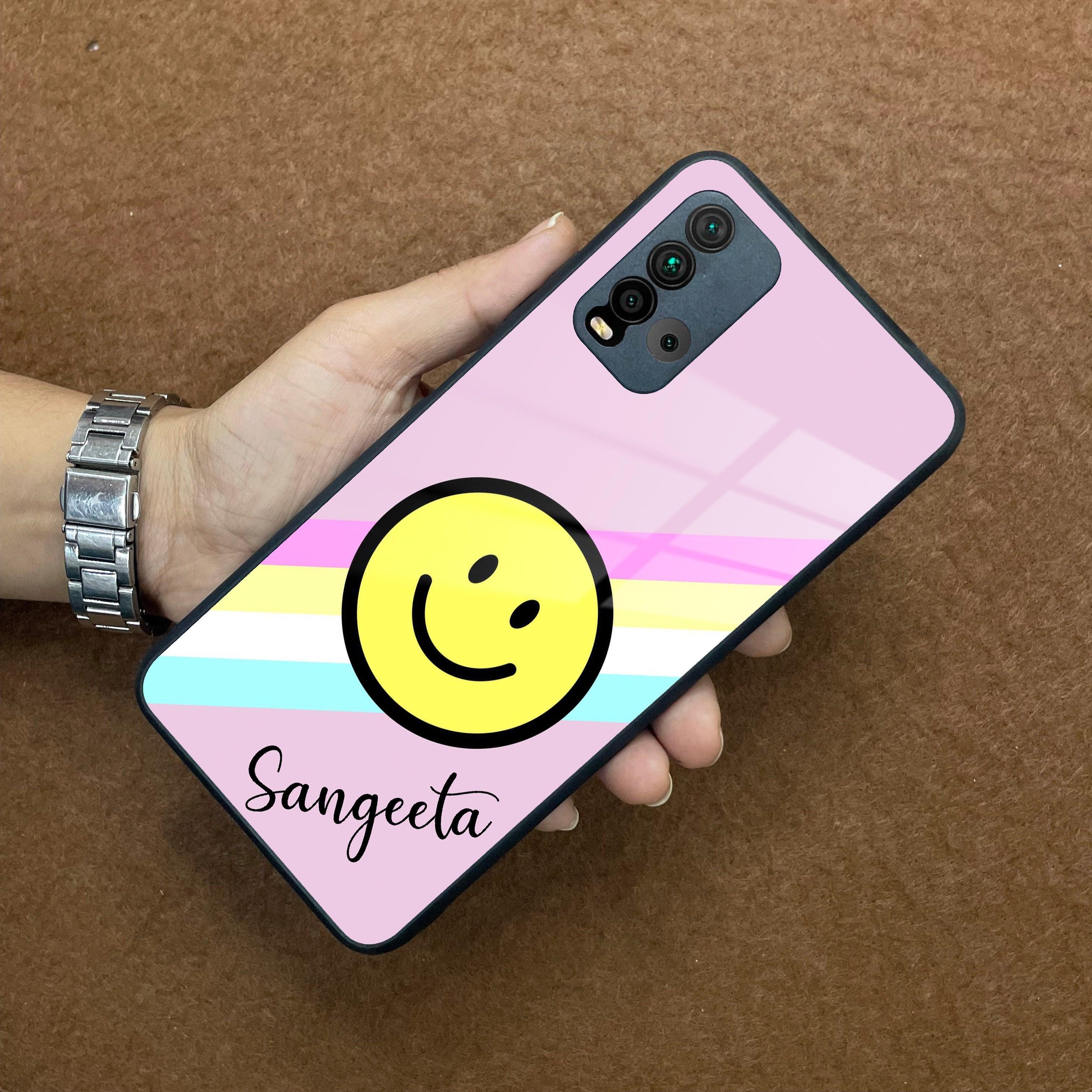 Smiley Glass Case Cover For Redmi/Xiaomi - ShopOnCliQ