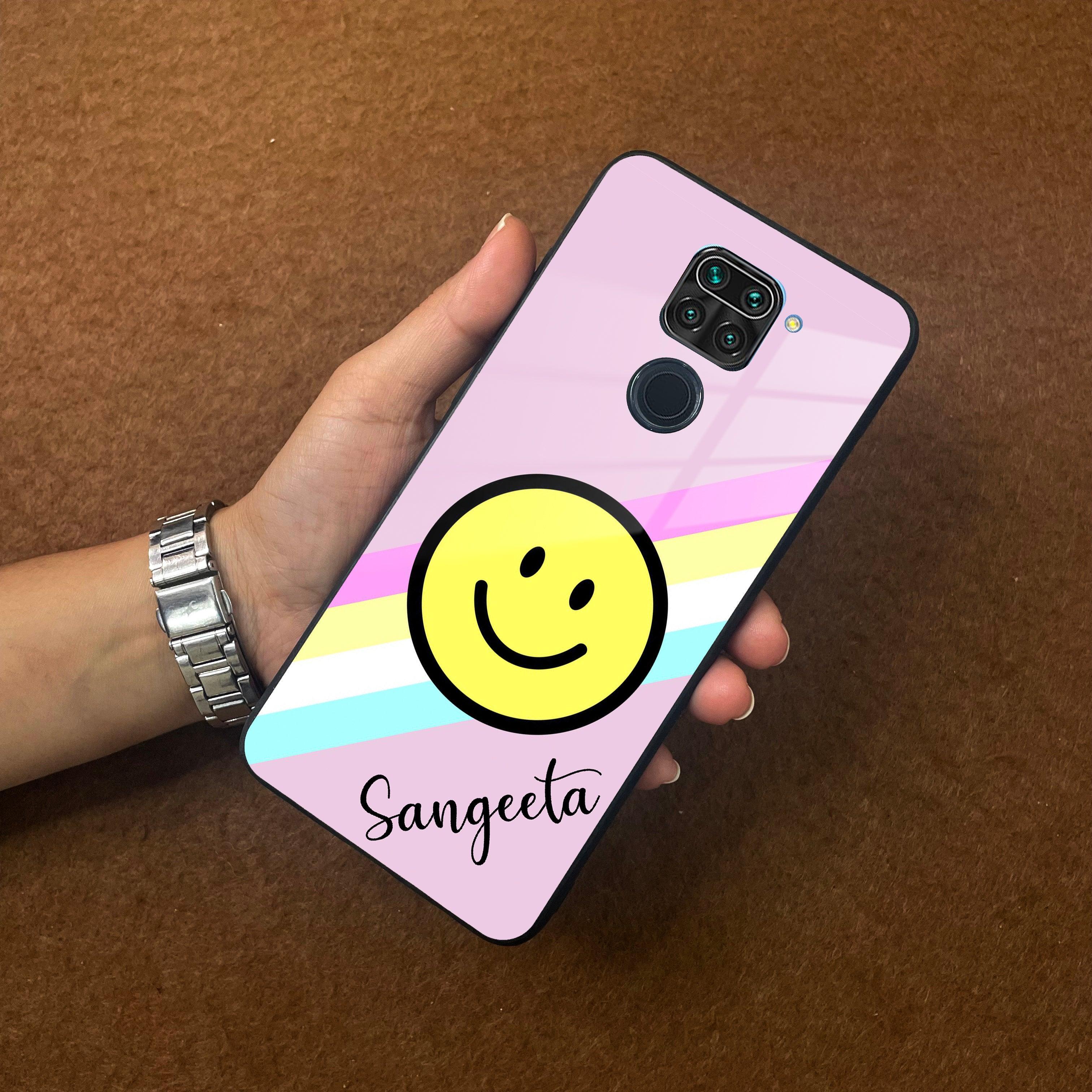Smiley Glass Case Cover For Redmi/Xiaomi - ShopOnCliQ