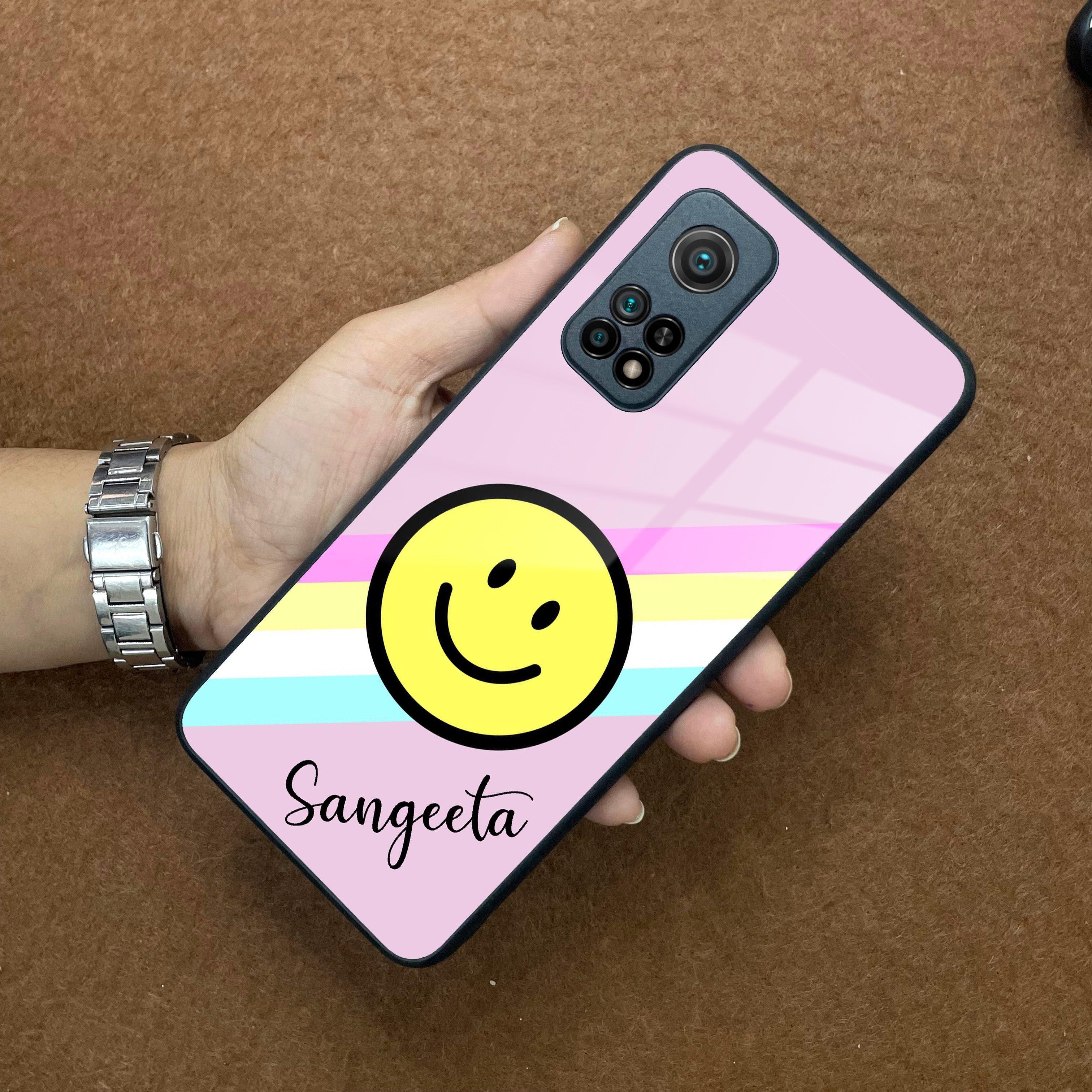 Smiley Glass Case Cover For Redmi/Xiaomi - ShopOnCliQ