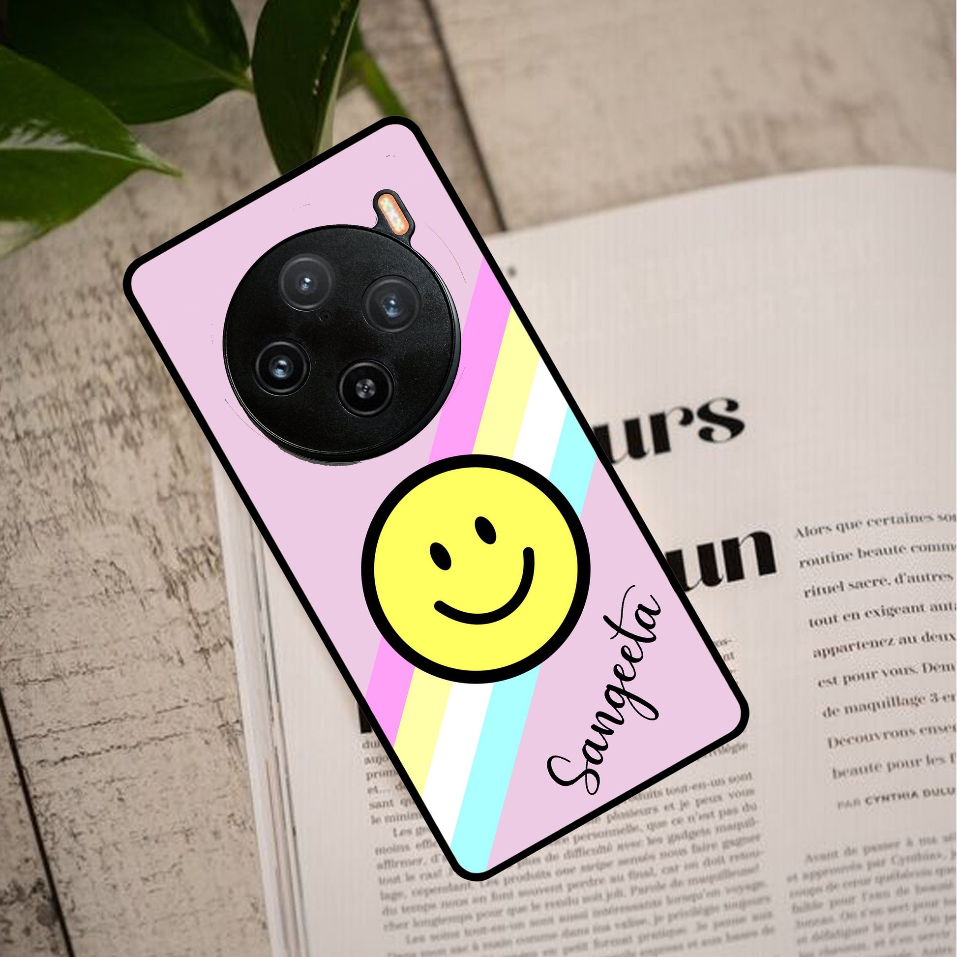 Smiley Glass Case Cover For Vivo ShopOnCliQ