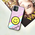 Smiley Glass Case Cover For iPhone - ShopOnCliQ