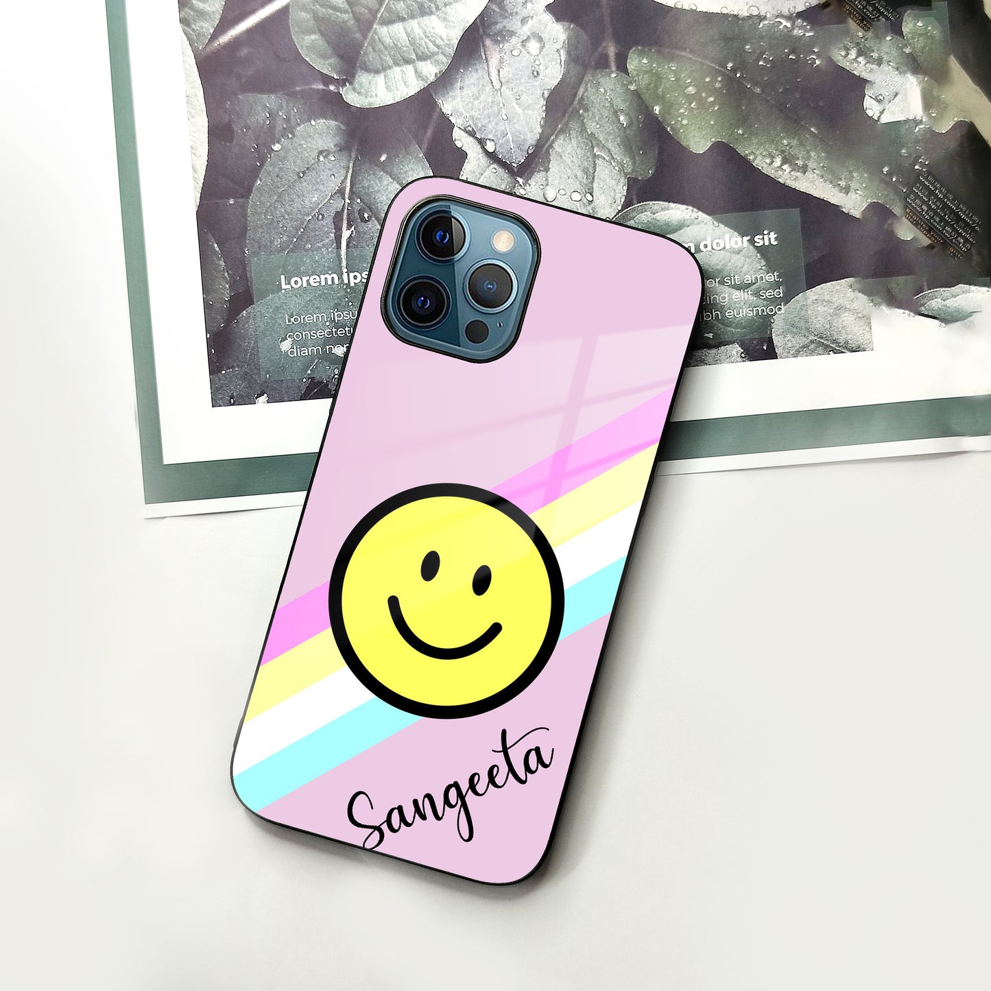 Smiley Glass Case Cover For iPhone ShopOnCliQ