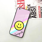 Smiley Glass Case Cover For iPhone - ShopOnCliQ