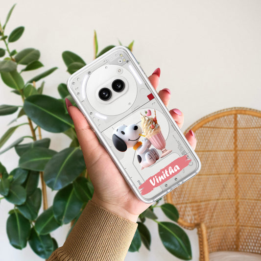 Snoopy Customize Transparent Silicon Case For Nothing ShopOnCliQ