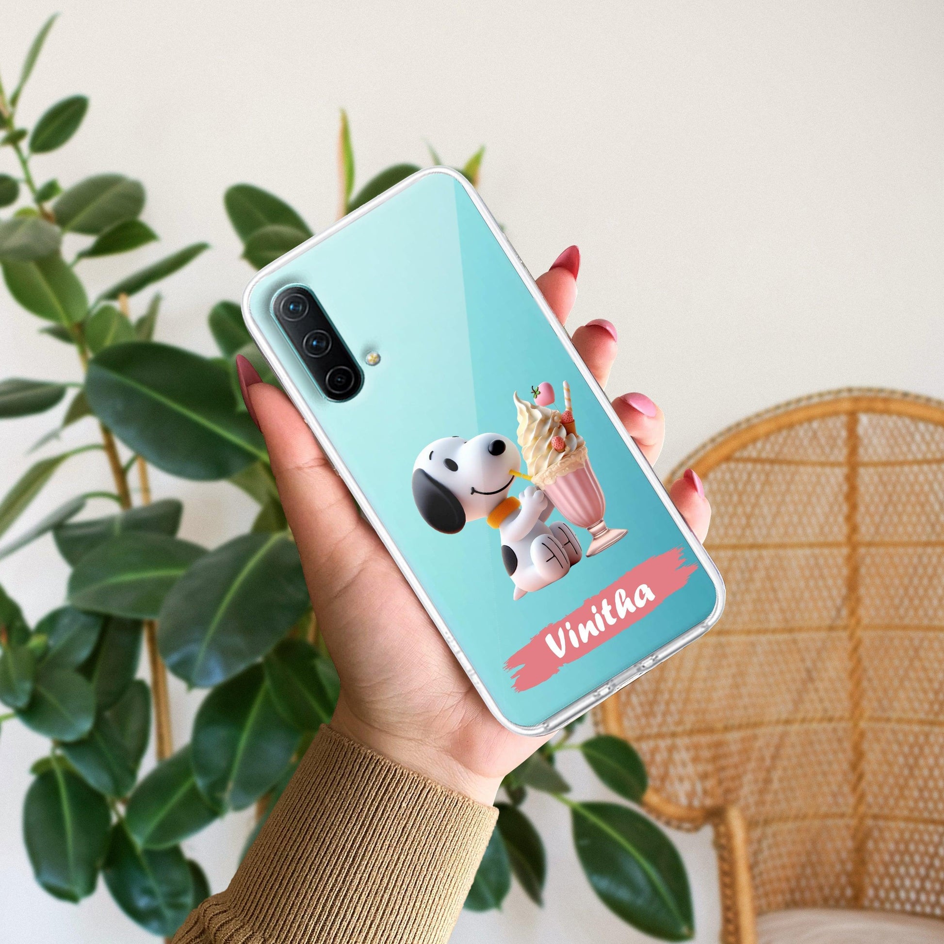 Snoopy Customize Transparent Silicon Case For OnePlus - ShopOnCliQ