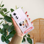 Snoopy Customize Anti Yellow Case For Oppo F25 Pro 5G