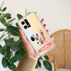 Snoopy Customize Anti Yellow Case For Oppo Reno 7 5G