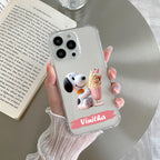 Snoopy Customize Transparent Silicon Case For Realme 8 4G / Realme 8 Pro