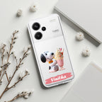 Snoopy Customize Transparent Silicon Case For Redmi/Xiaomi - ShopOnCliQ
