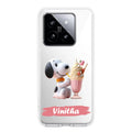 Snoopy Customize Transparent Silicon Case For Xiaomi 14 5G