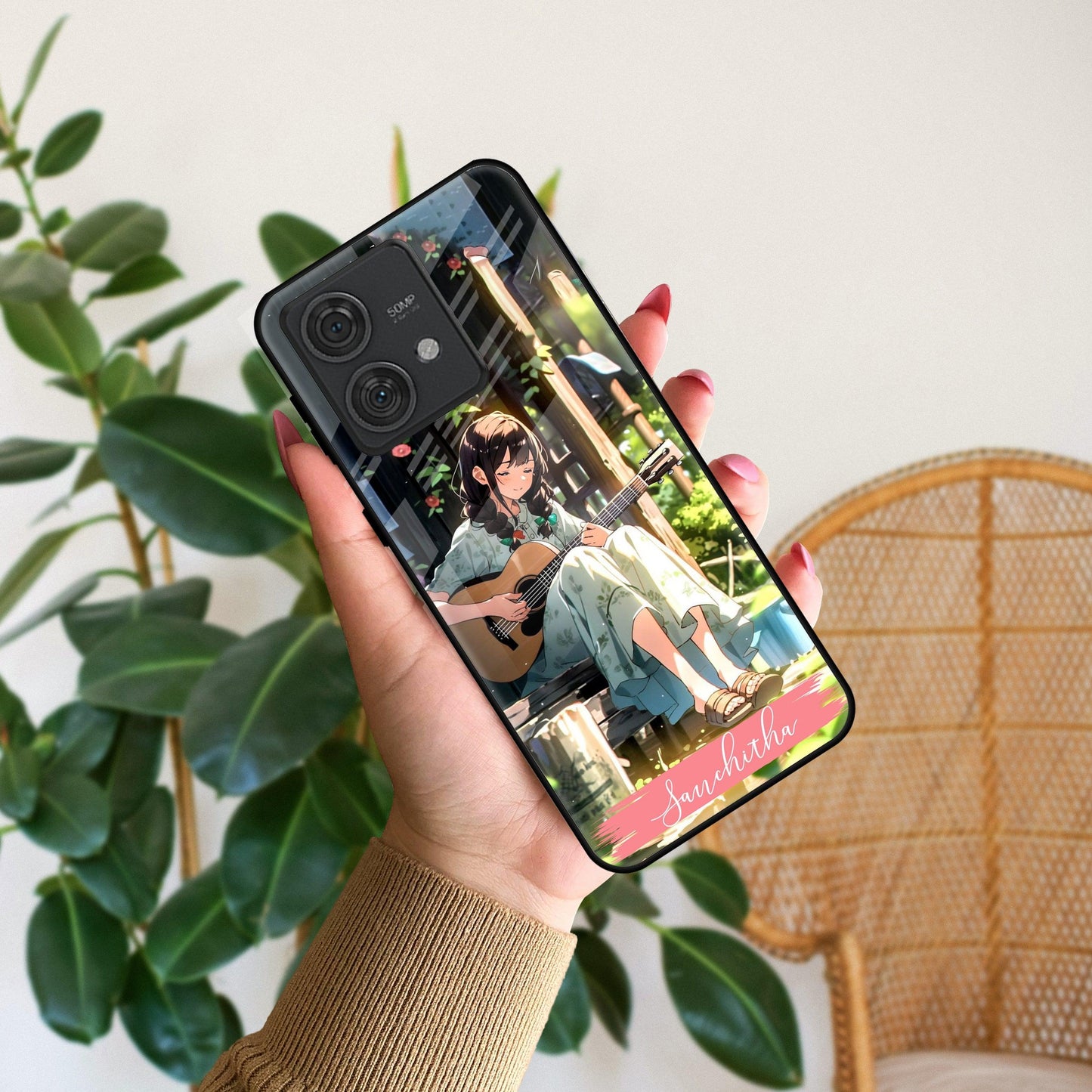 Space Glossy Metal Case Cover For Motorola