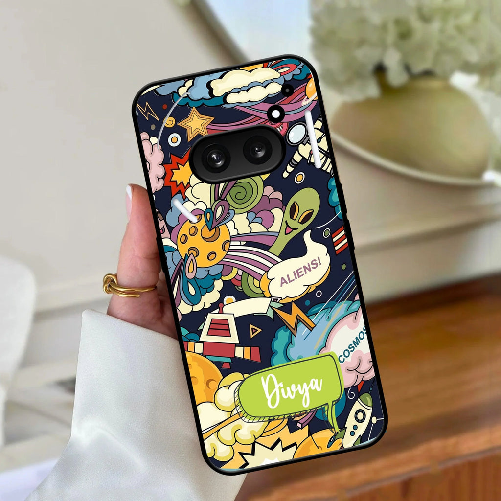Space Glossy Metal Case Cover For Nothing - ShopOnCliQ