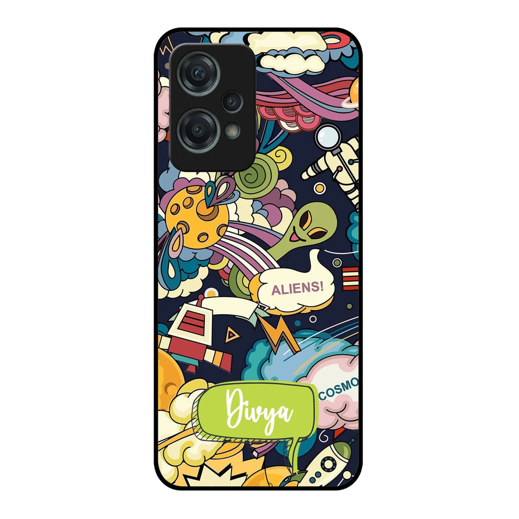 Space Glossy Metal Case Cover For OnePlus - ShopOnCliQ