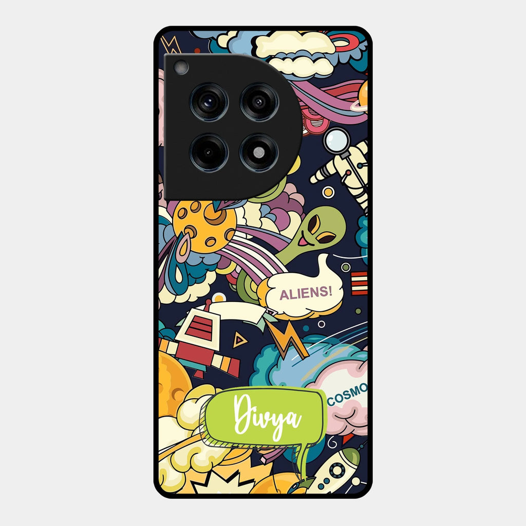 Space Glossy Metal Case Cover For OnePlus - ShopOnCliQ