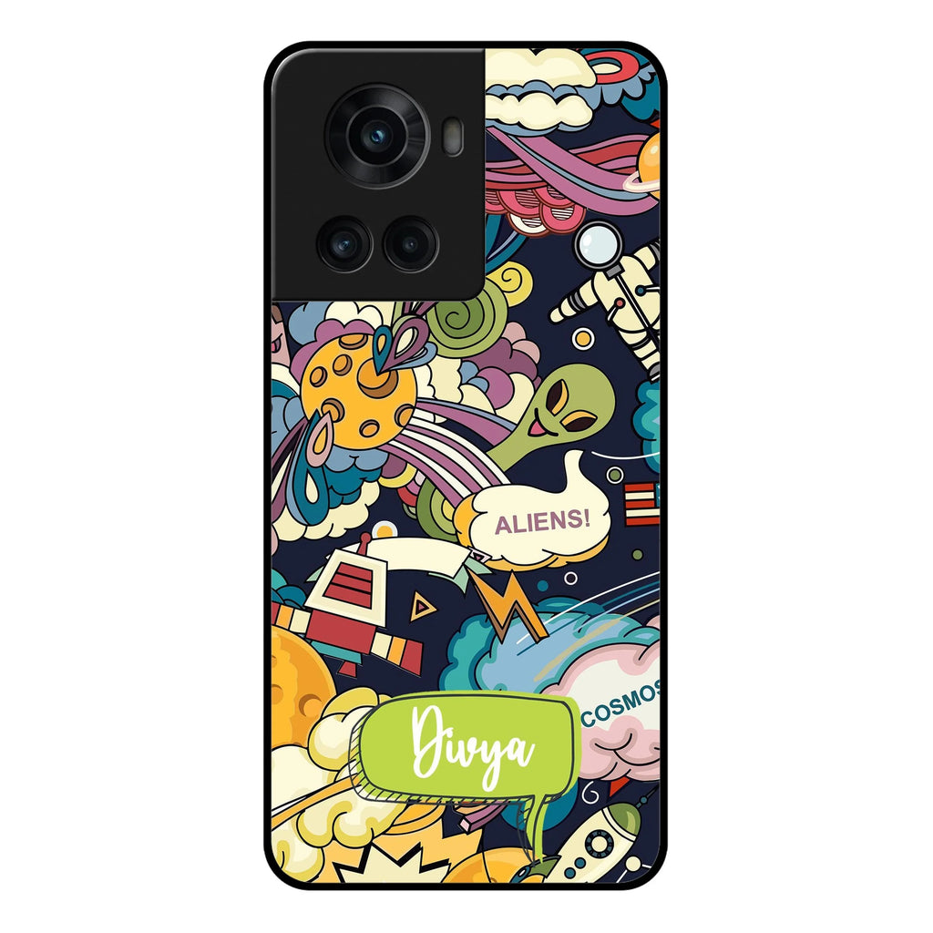 Space Glossy Metal Case Cover For OnePlus - ShopOnCliQ