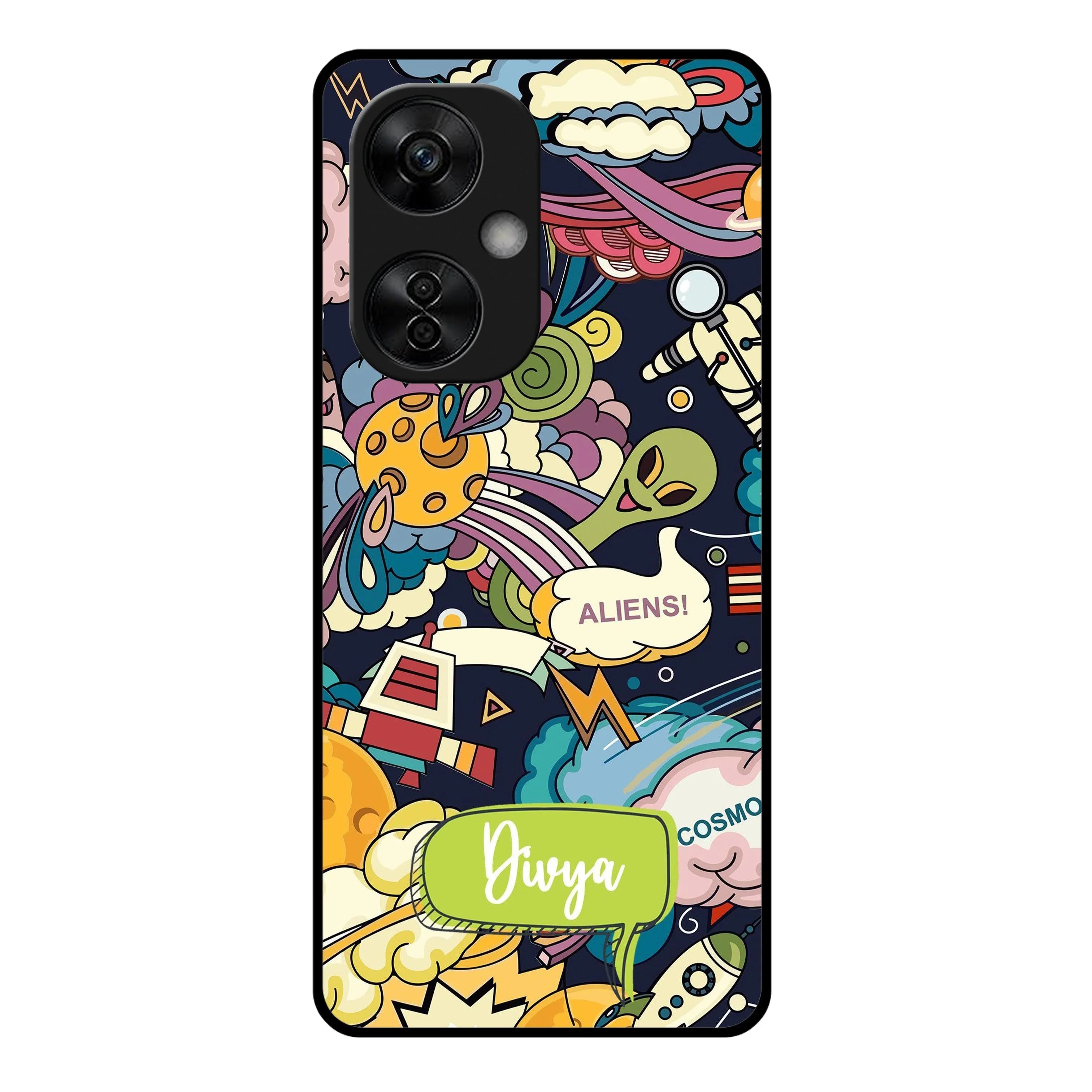 Space Glossy Metal Case Cover For OnePlus - ShopOnCliQ
