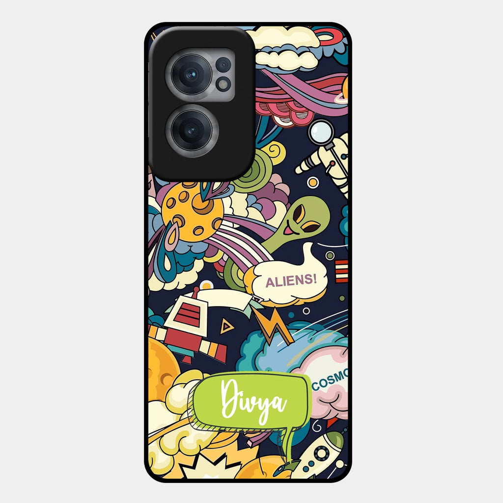 Space Glossy Metal Case Cover For OnePlus - ShopOnCliQ
