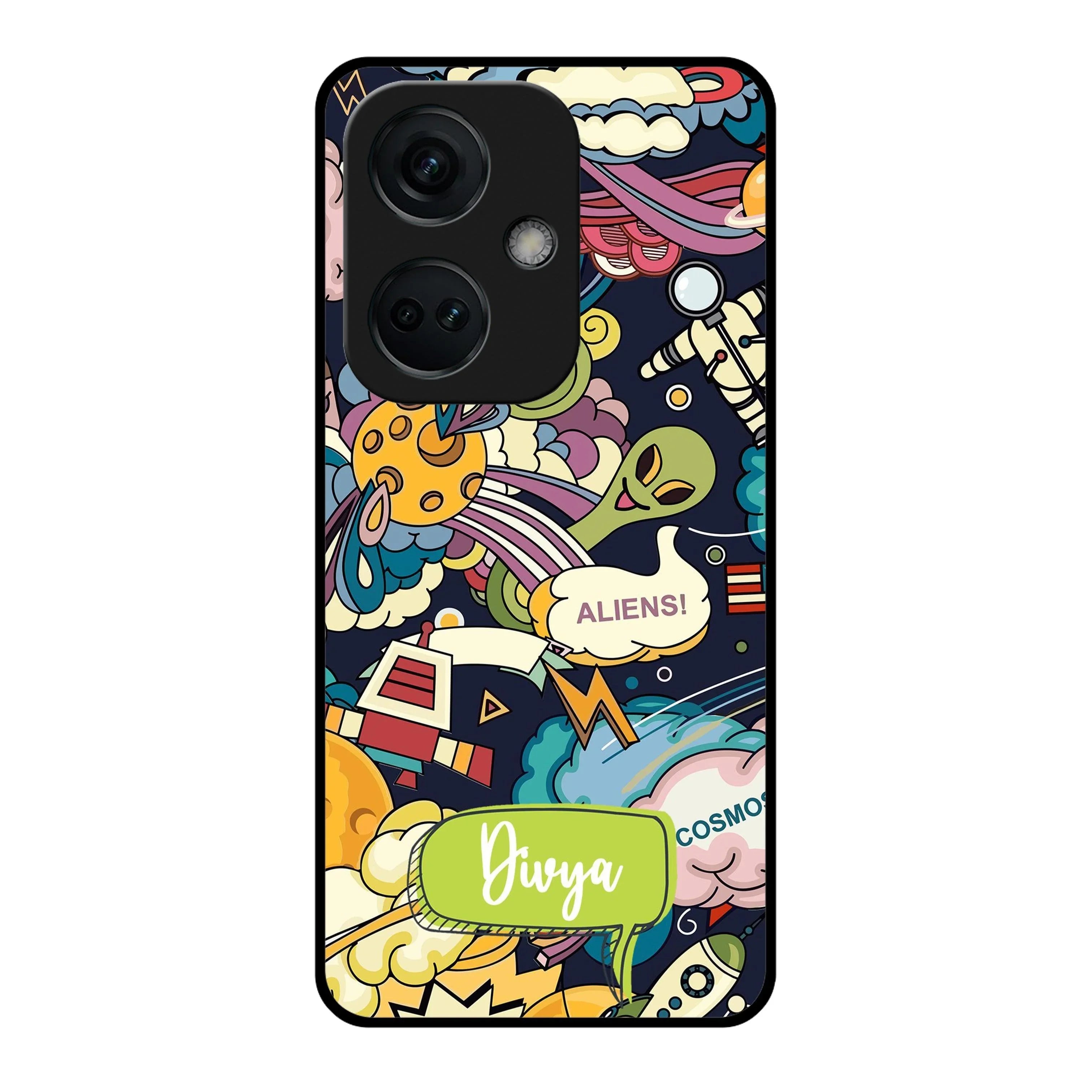 Space Glossy Metal Case Cover For OnePlus - ShopOnCliQ