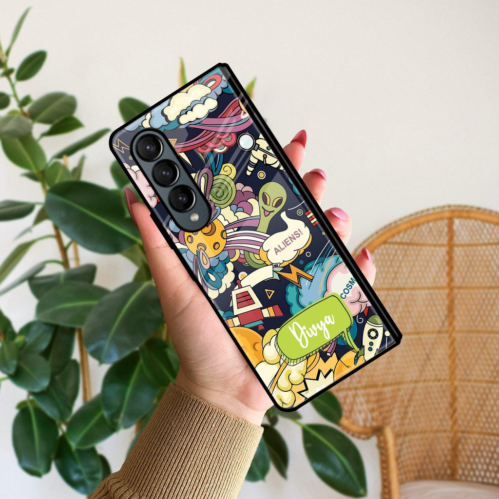 Space Glossy Metal Case Cover For Samsung - ShopOnCliQ