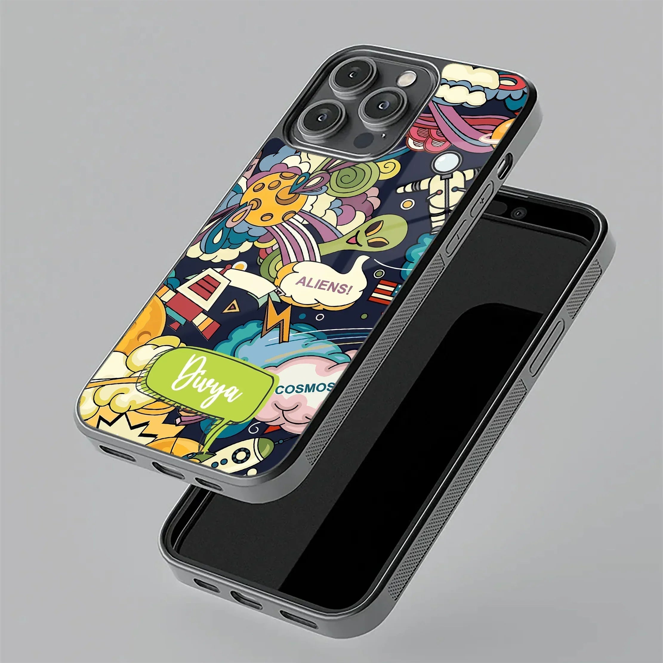 Space Glass Case Cover For iPhone - ShopOnCliQ