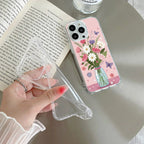 Spring in a Vase Transparent Silicon Case For iPhone - ShopOnCliQ