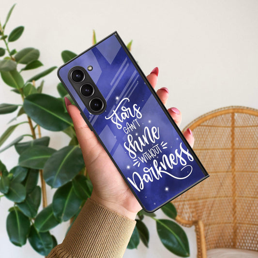 Star Glossy Metal Case Cover For Samsung