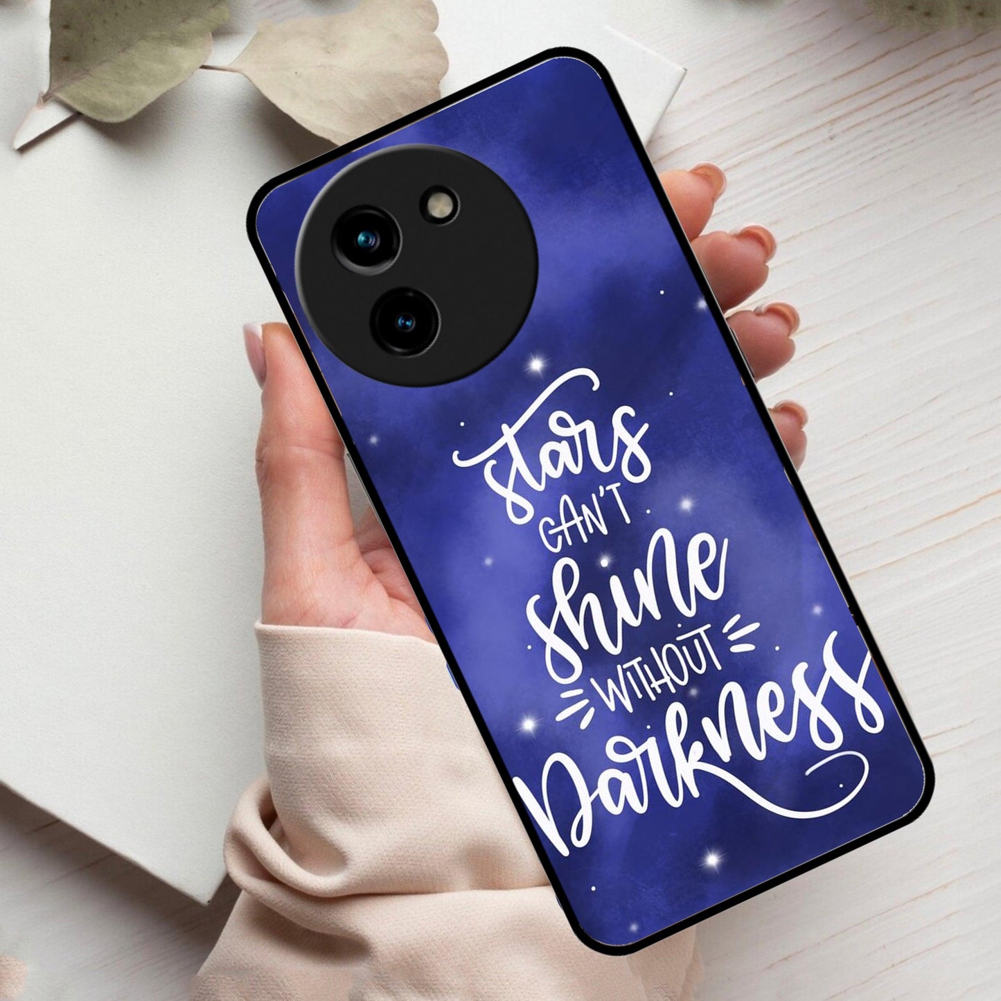 Star Glossy Metal Case Cover For Vivo