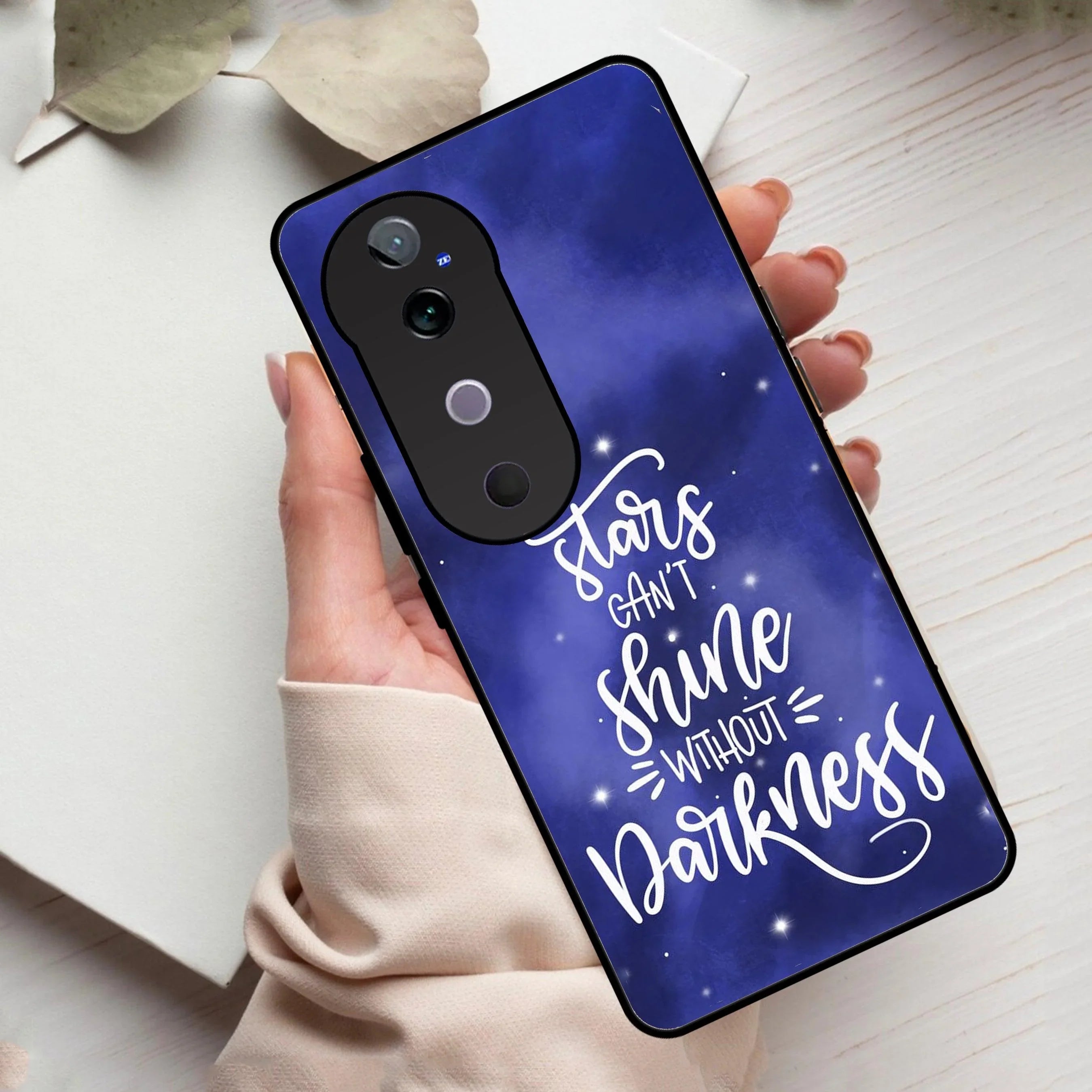 Star Glossy Metal Case Cover For Vivo - ShopOnCliQ