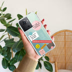 Stickers Happiest Person Anti Yellow Case Peach For OnePlus 10R 5G