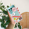 Stickers Happiest Person Anti Yellow Case Peach For OnePlus Nord 4 5G