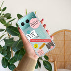 Stickers Happiest Person Anti Yellow Case Peach For OnePlus Nord 4 5G