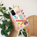Stickers Happiest Person Anti Yellow Case Peach For Oppo F19 Pro Plus