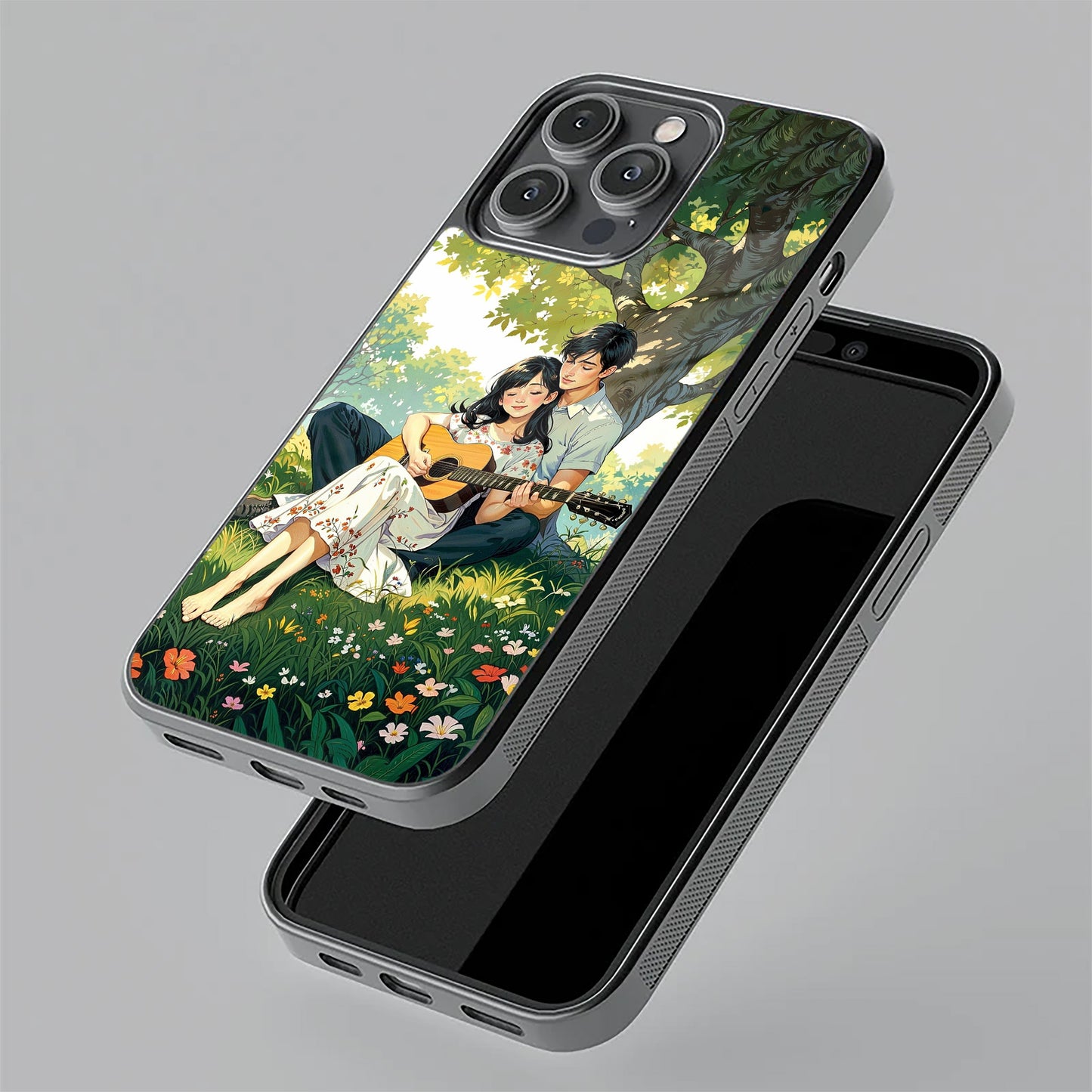 Strings of Love Glass Case Cover For Motorola