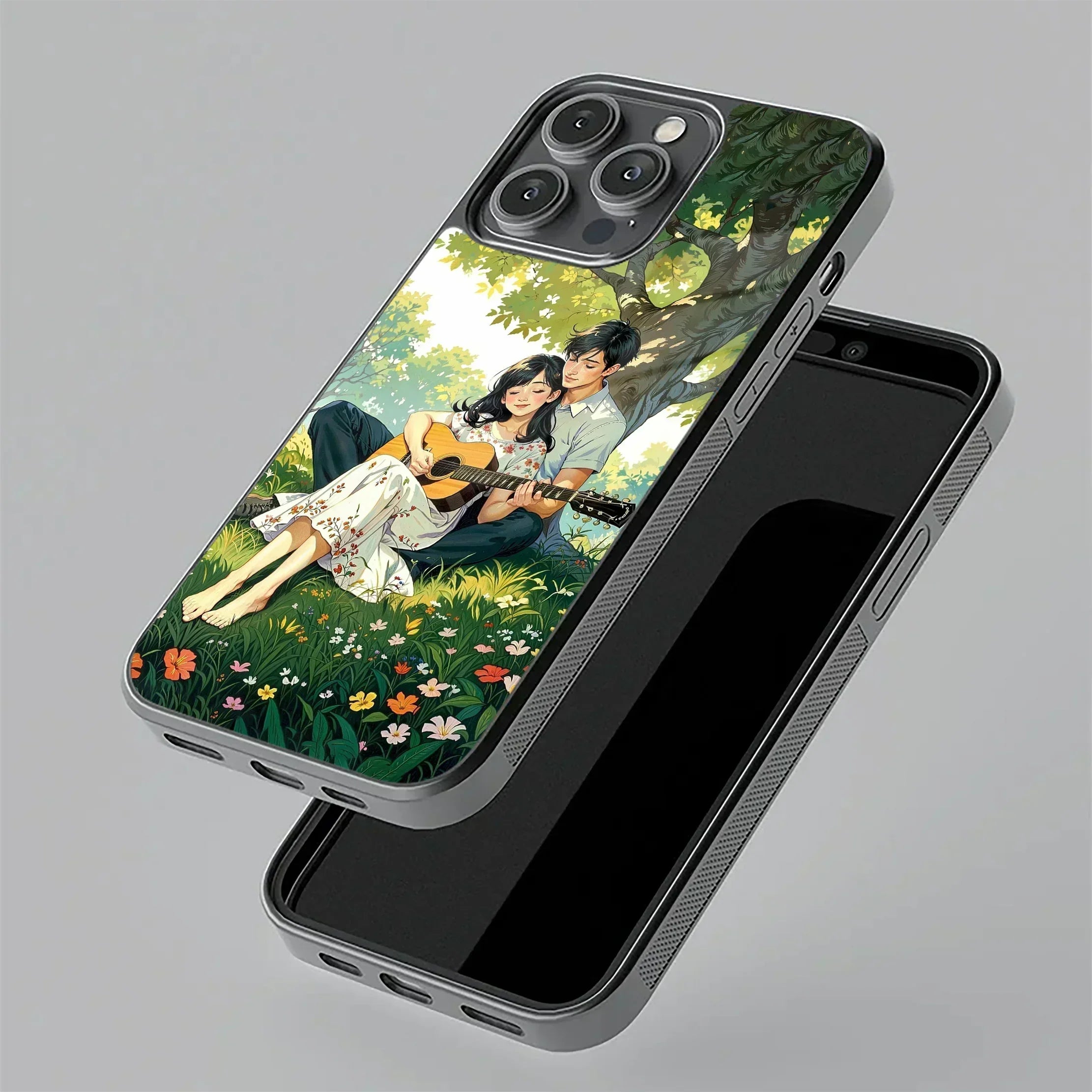 Strings of Love Glass Case Cover For Vivo - ShopOnCliQ