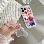 Stunning Floral Transparent Silicon Case For iPhone - ShopOnCliQ