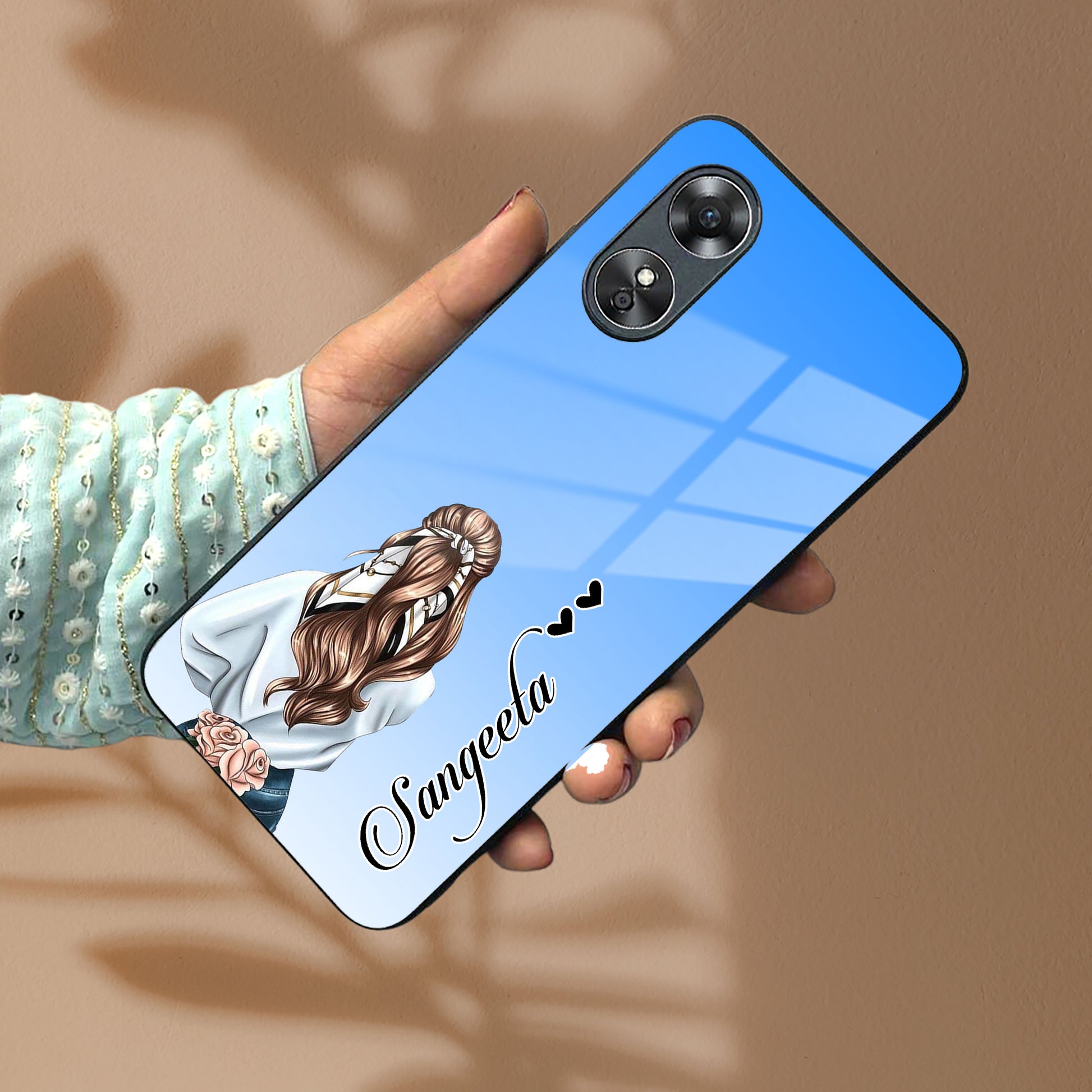 Styles Girl Customize Name Glass Case For Oppo ShopOnCliQ