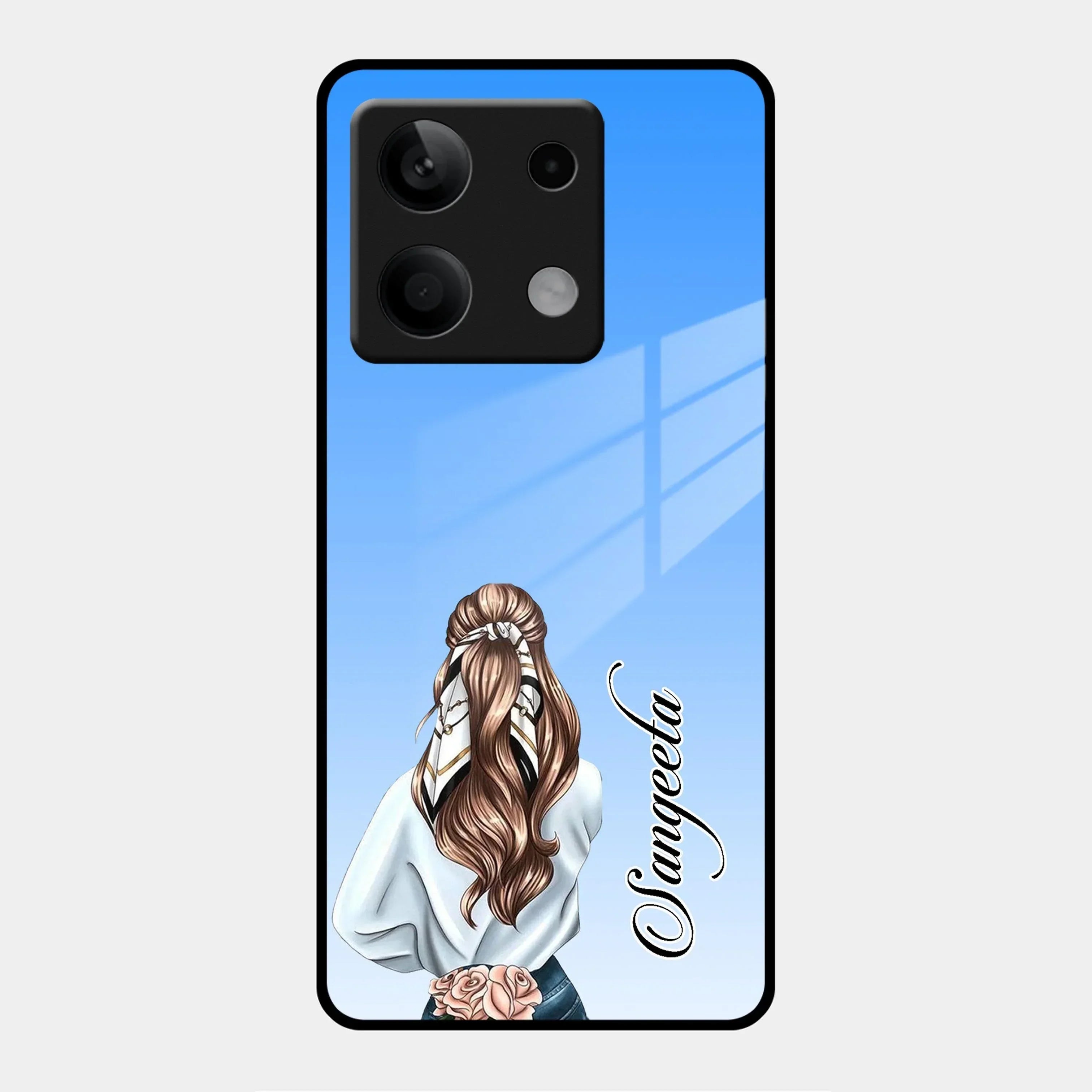 Styles Girl Customize Name Glass Case For Poco - ShopOnCliQ