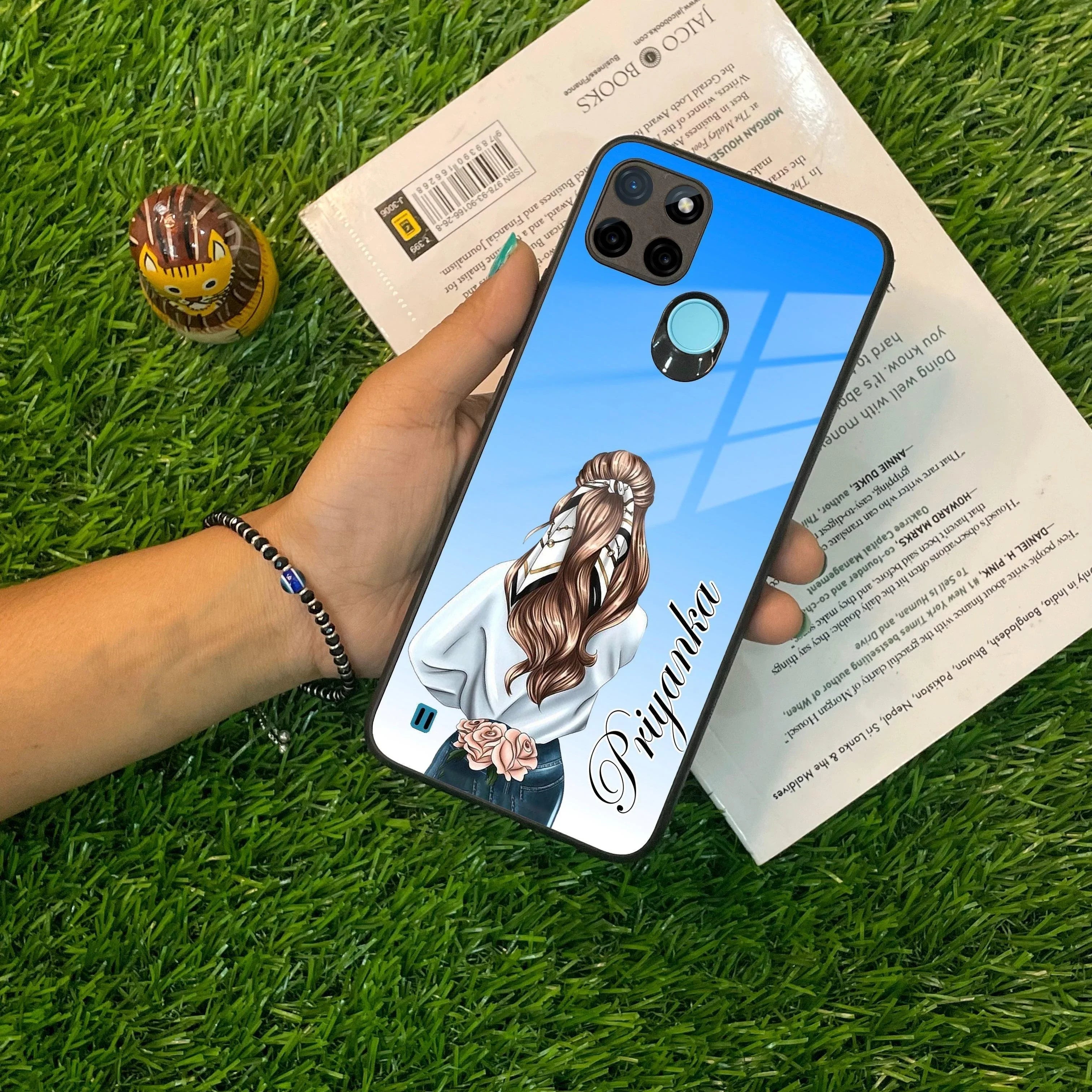 Styles Girl Customize Name Glass Case For Realme/Narzo - ShopOnCliQ