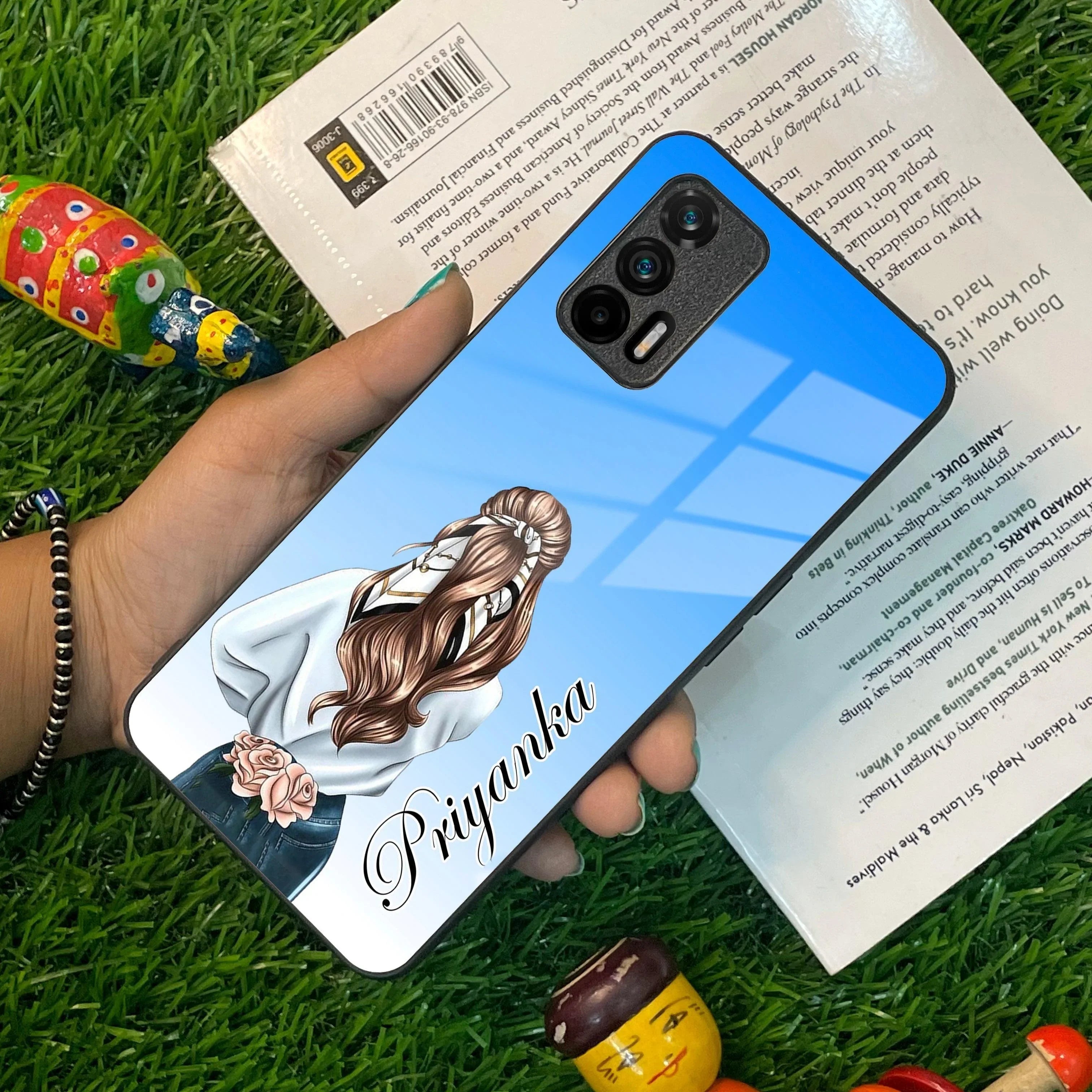 Styles Girl Customize Name Glass Case For Realme/Narzo - ShopOnCliQ