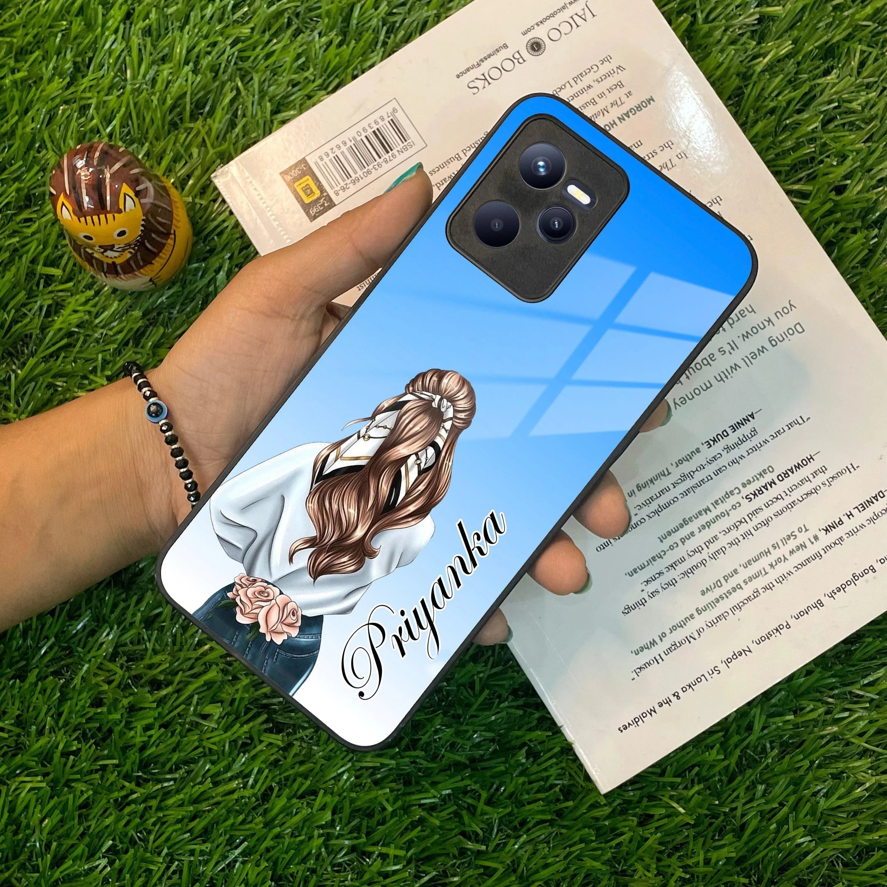 Styles Girl Customize Name Glass Case For Realme/Narzo - ShopOnCliQ