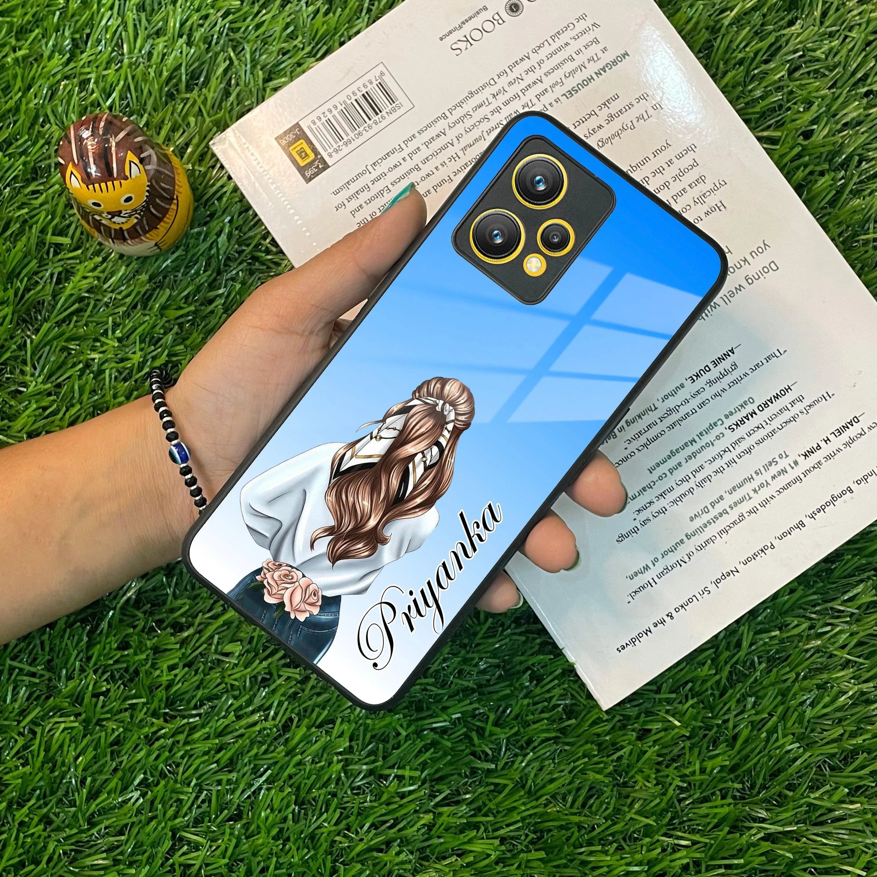 Styles Girl Customize Name Glass Case For Realme/Narzo - ShopOnCliQ