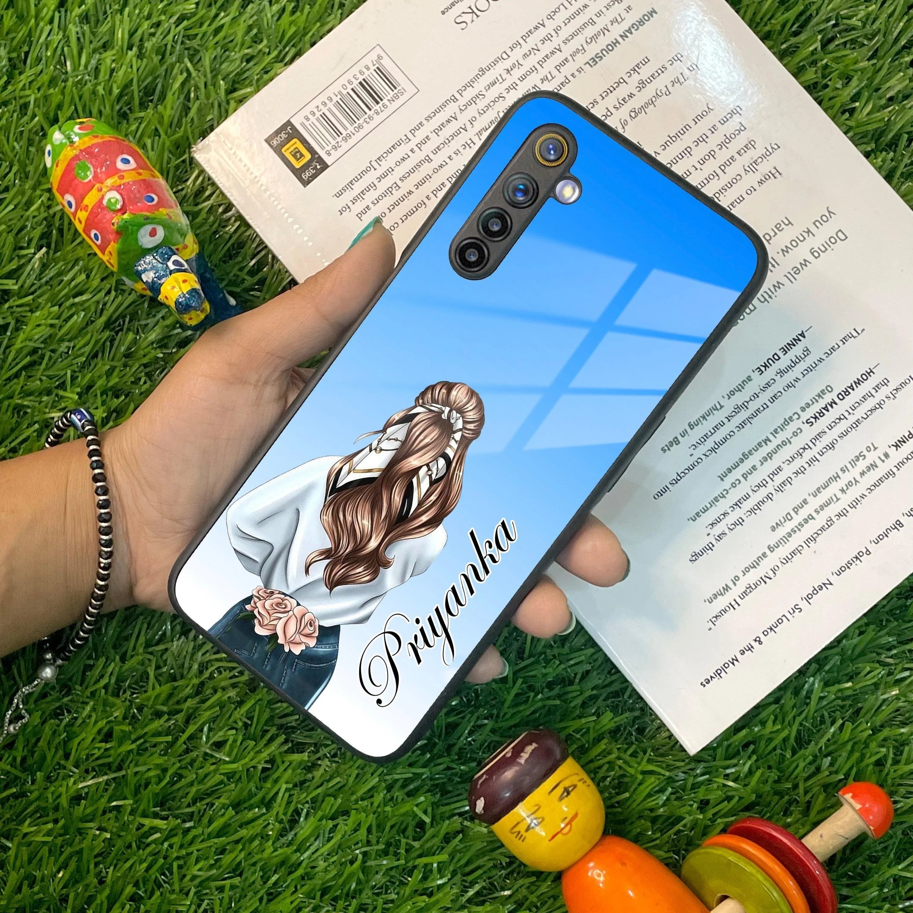 Styles Girl Customize Name Glass Case For Realme/Narzo - ShopOnCliQ