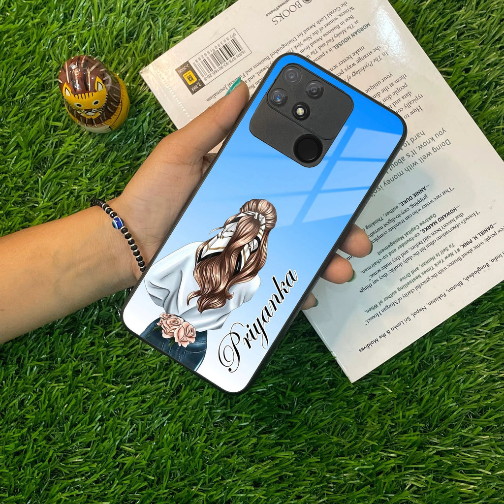 Styles Girl Customize Name Glass Case For Realme/Narzo - ShopOnCliQ